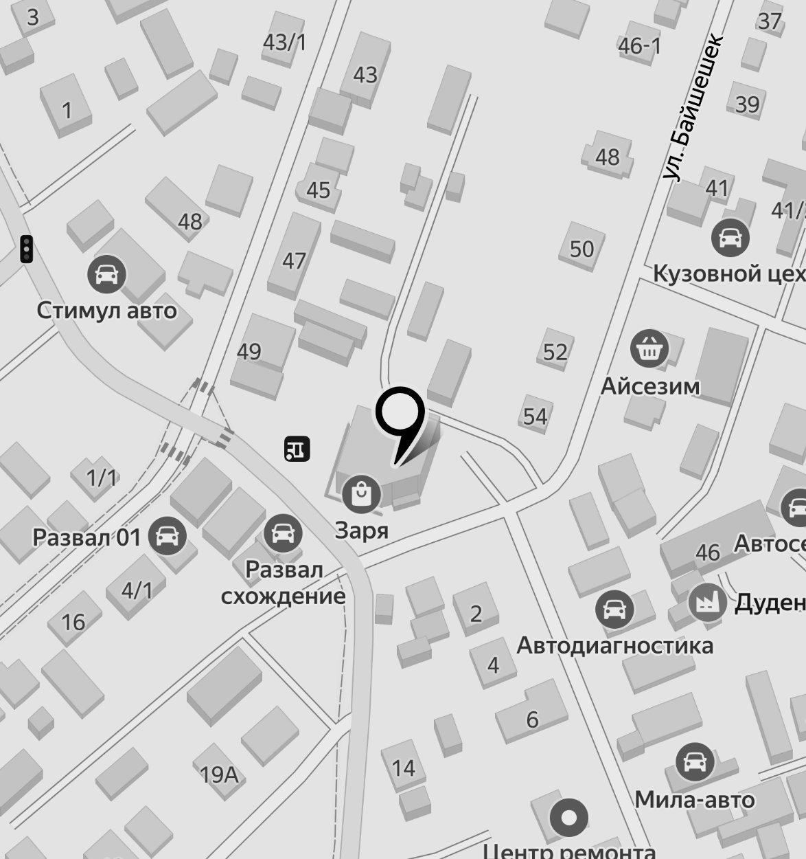  Карта проезда к офису BIRAZ 